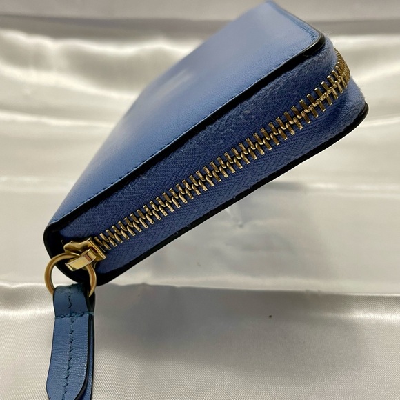 Gucci GG Blue Marmont Leather Wallet Japan Exclusive - Picture 3 of 13